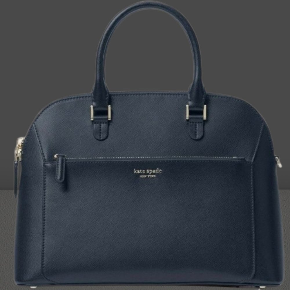 Kate Spade Medium Louise Dome Leather Satchel Crossbody Set